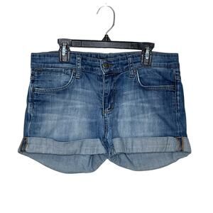 Joe’s blue denim lose rolled Jeans short shorts size 26